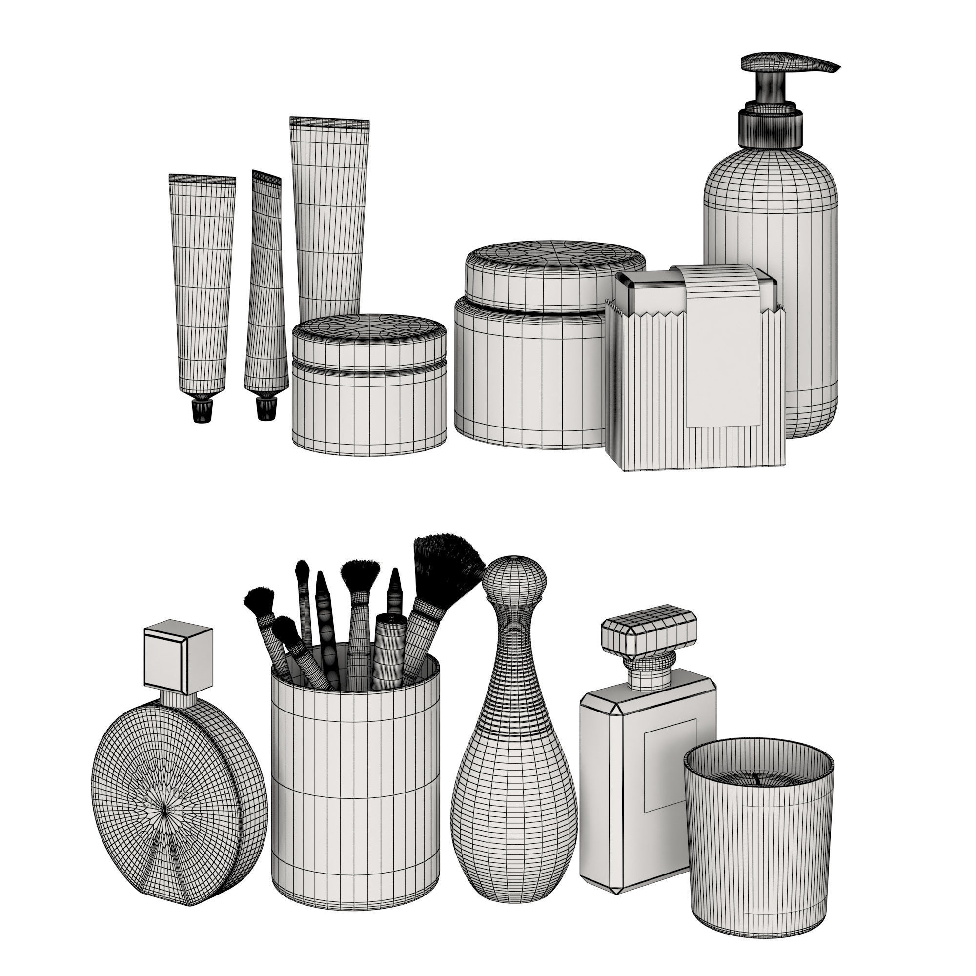 Bathroom Accessories  3D model_3