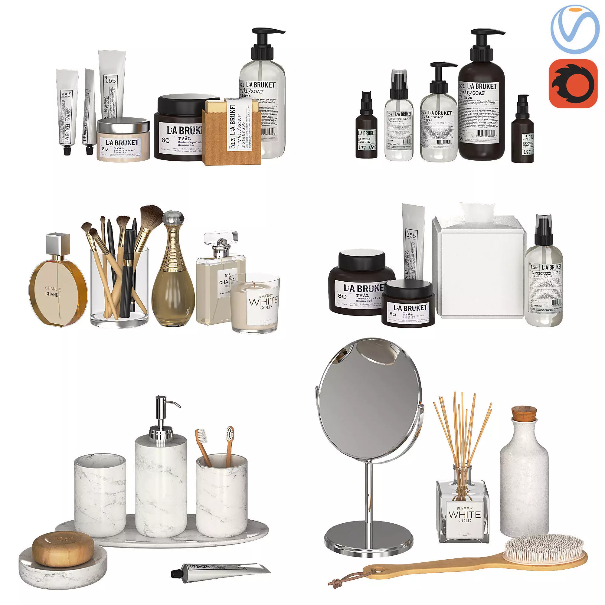 Bathroom Accessories  3D model_0