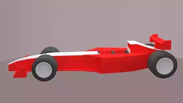 Low Poly Racing Car Free low-poly 3D model