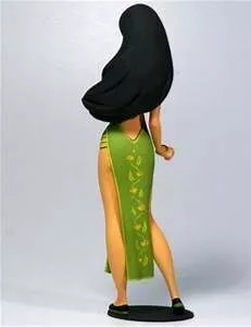 Personnage moana action figure 3D print model