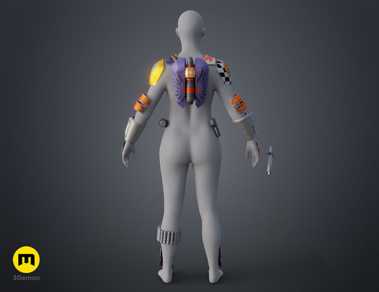 Sabine Wren armor 3D print model_4