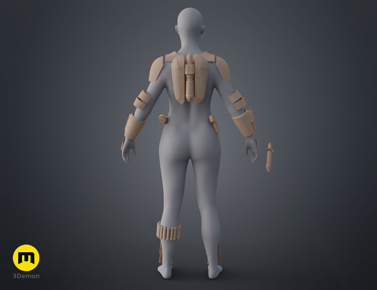 Sabine Wren armor 3D print model_10