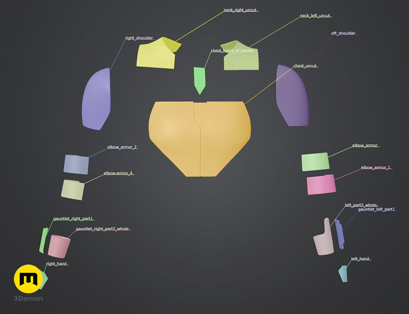 Sabine Wren armor 3D print model_33