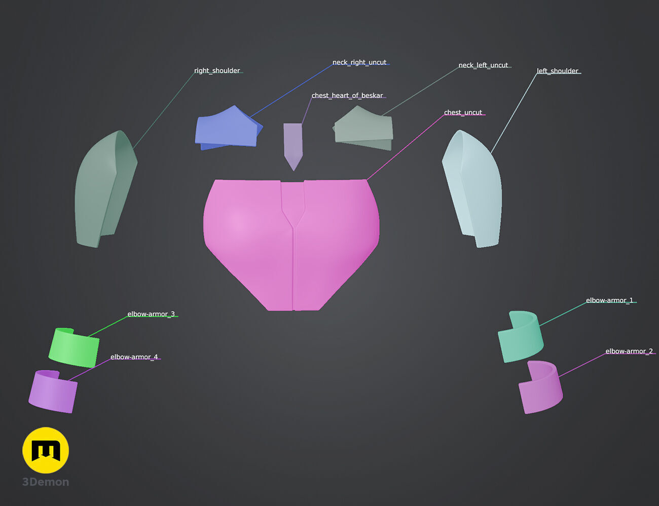 Sabine Wren armor 3D print model_5