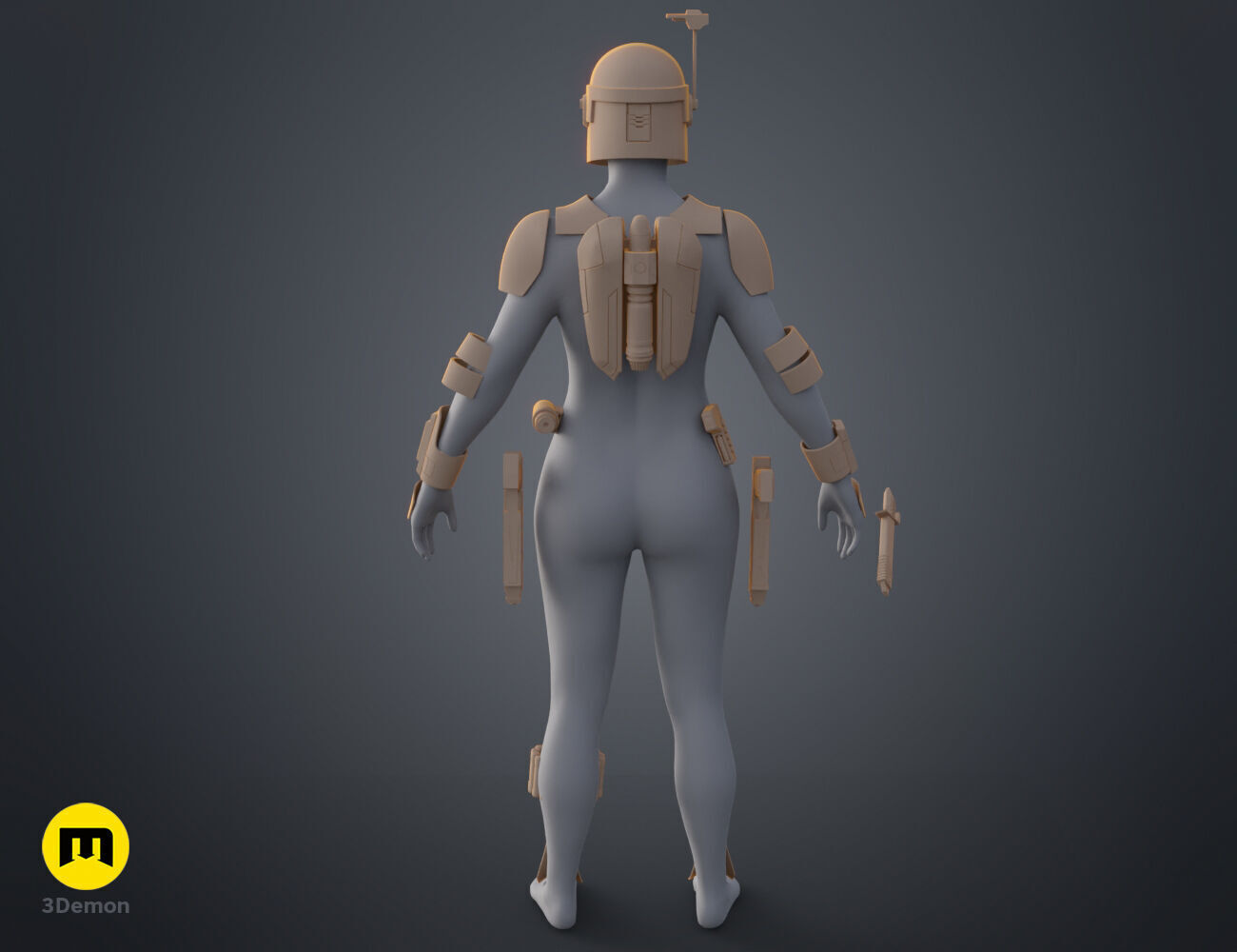 Sabine Wren armor 3D print model_34