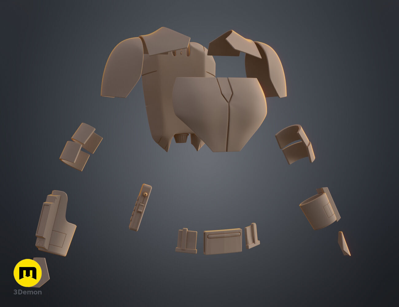 Sabine Wren armor 3D print model_27