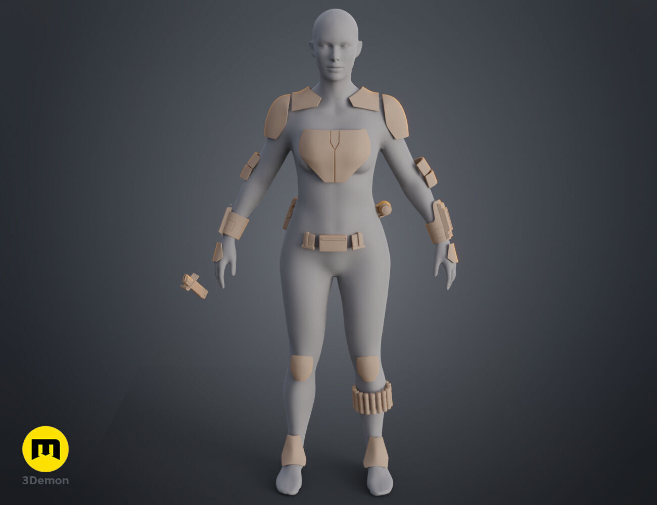 Sabine Wren armor 3D print model_26