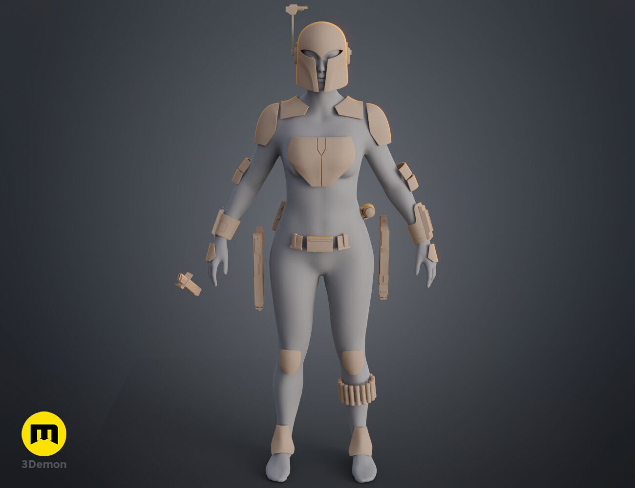 Sabine Wren armor 3D print model_32