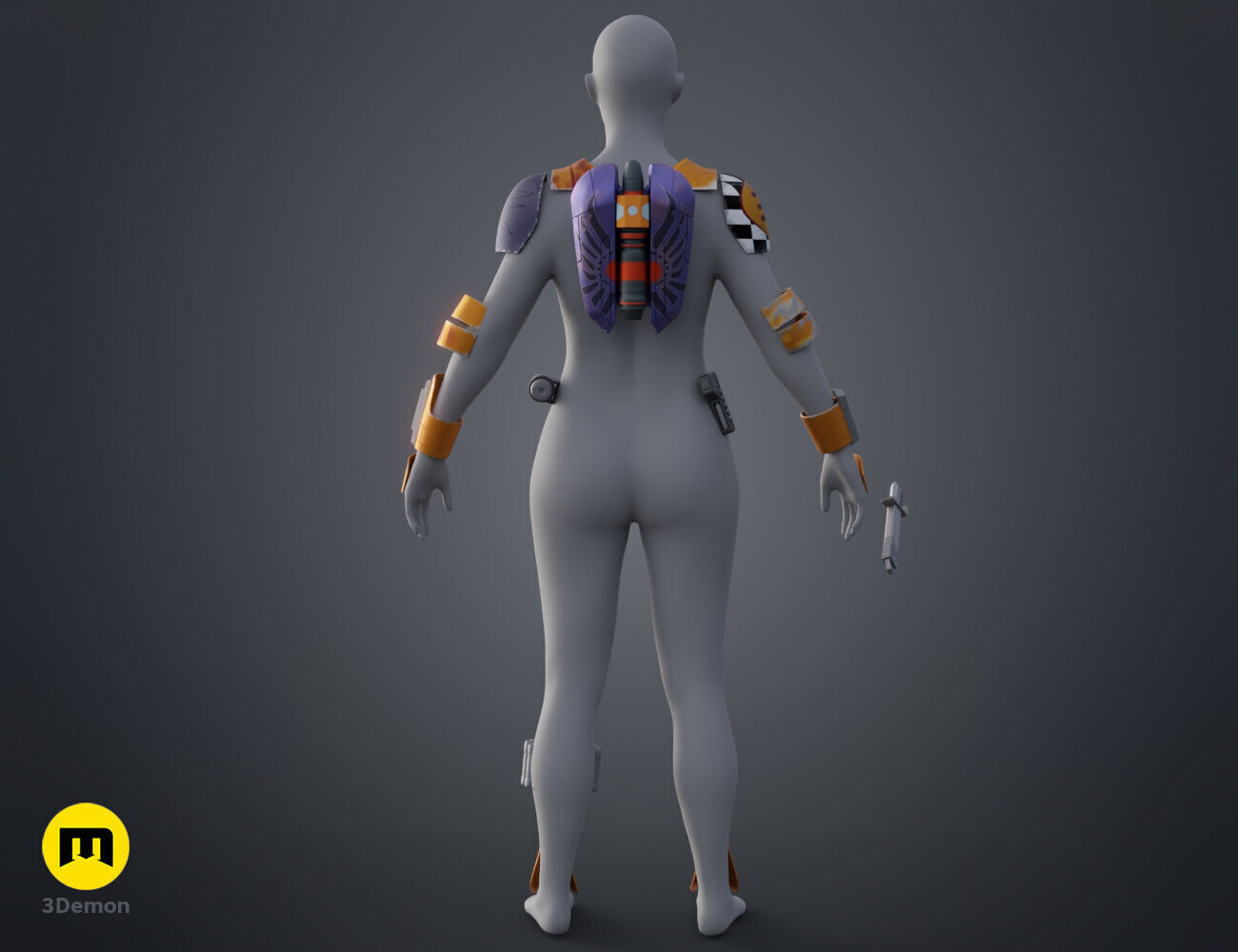 Sabine Wren armor 3D print model_15
