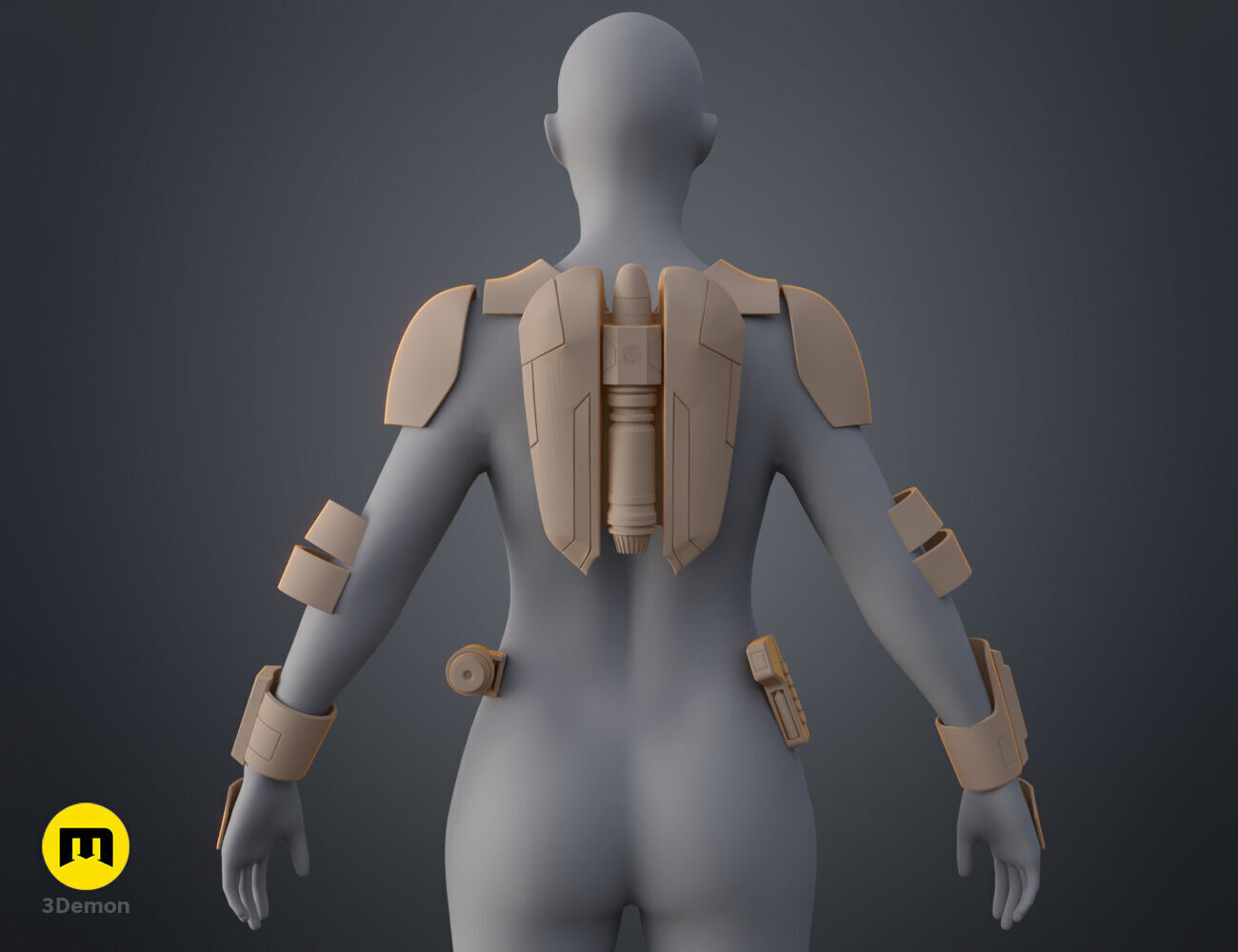 Sabine Wren armor 3D print model_23