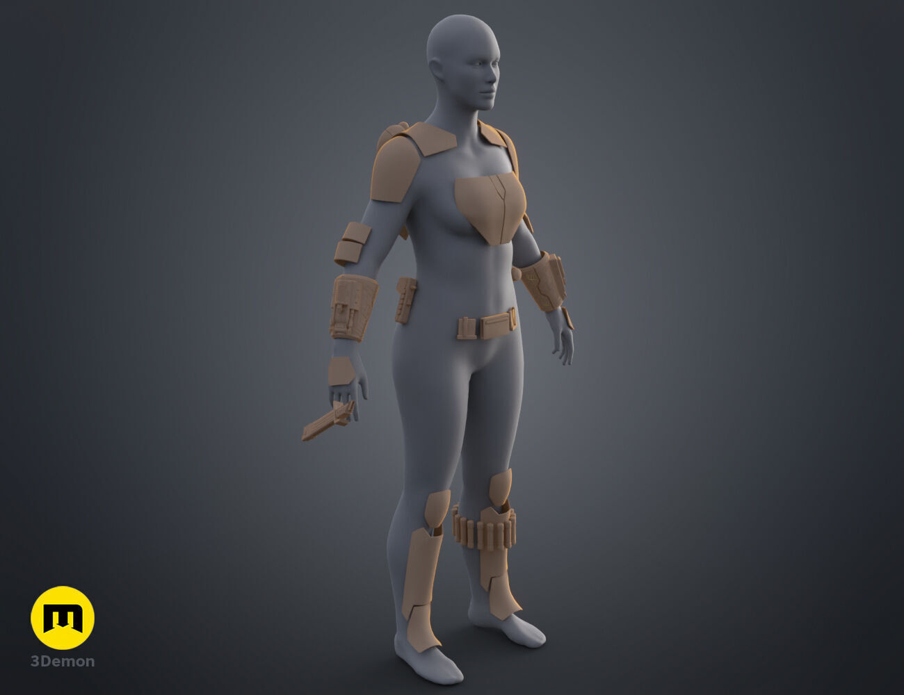 Sabine Wren armor 3D print model_9