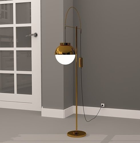 Modern ligting Low-poly 3D model