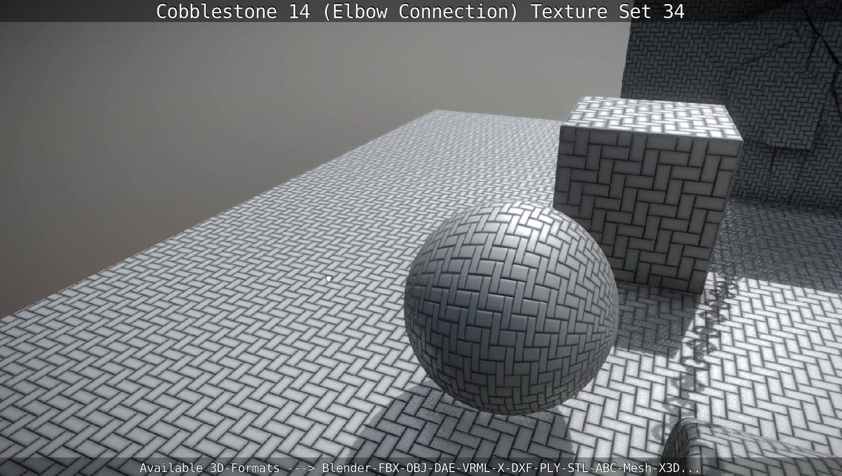 Cobblestone 14 - Elbow Connection - Texture Set 34 Texture_61
