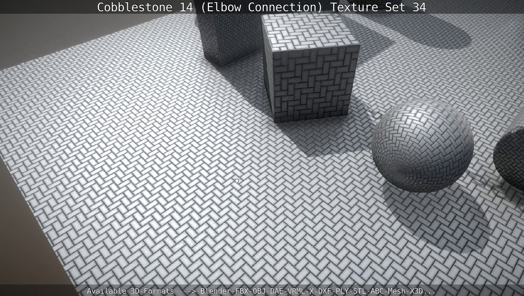 Cobblestone 14 - Elbow Connection - Texture Set 34 Texture_5