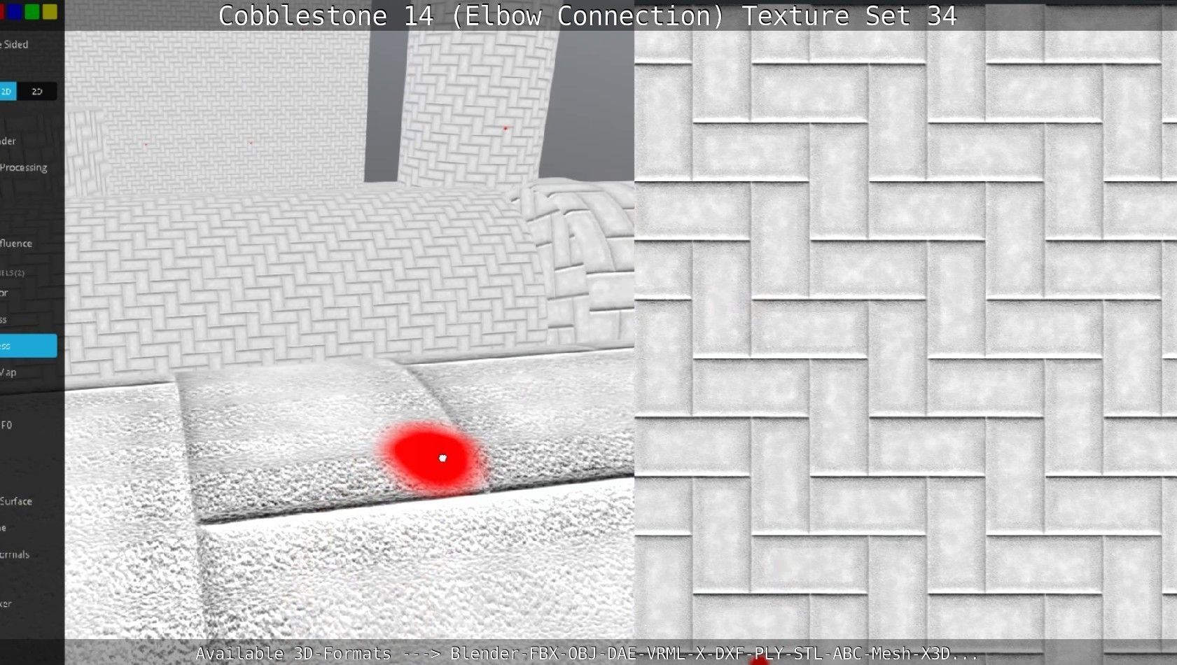 Cobblestone 14 - Elbow Connection - Texture Set 34 Texture_103