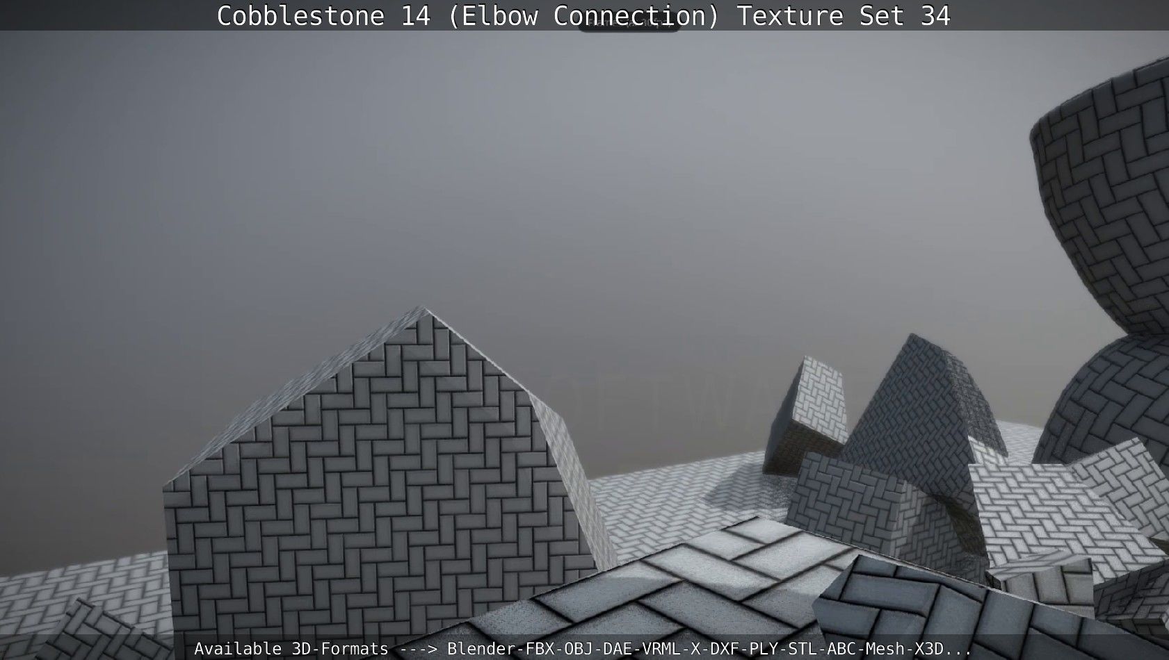 Cobblestone 14 - Elbow Connection - Texture Set 34 Texture_28