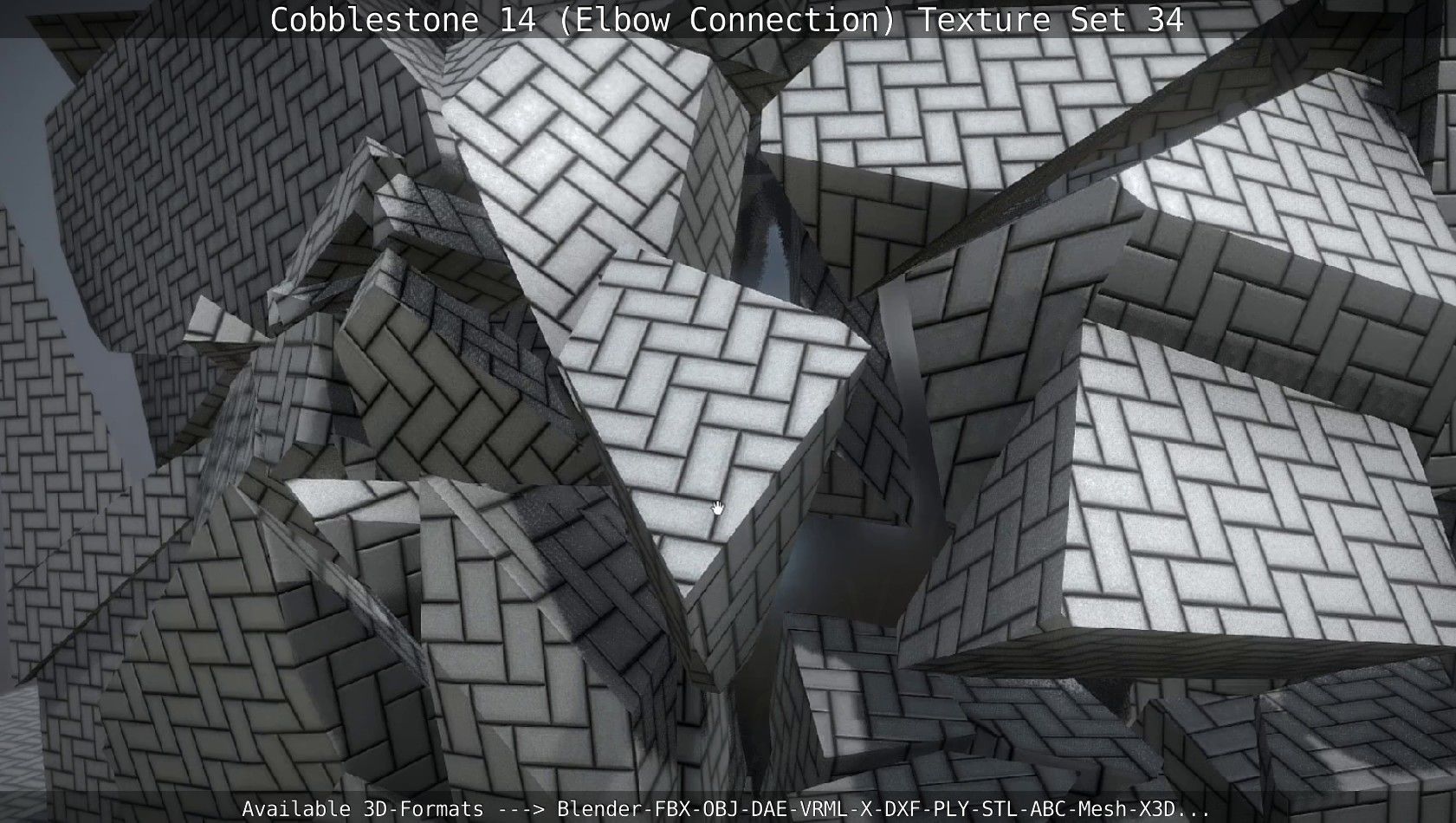 Cobblestone 14 - Elbow Connection - Texture Set 34 Texture_18