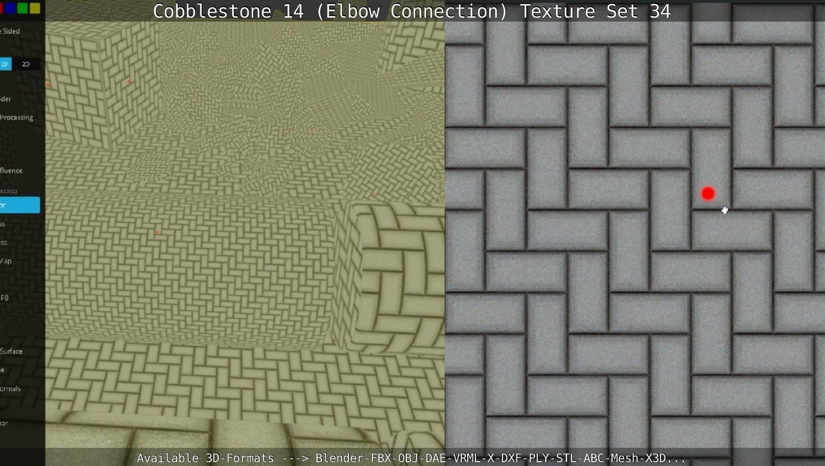 Cobblestone 14 - Elbow Connection - Texture Set 34 Texture_88