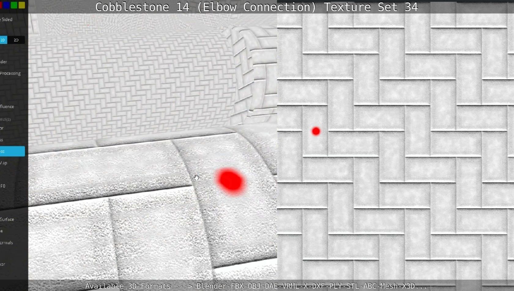 Cobblestone 14 - Elbow Connection - Texture Set 34 Texture_102