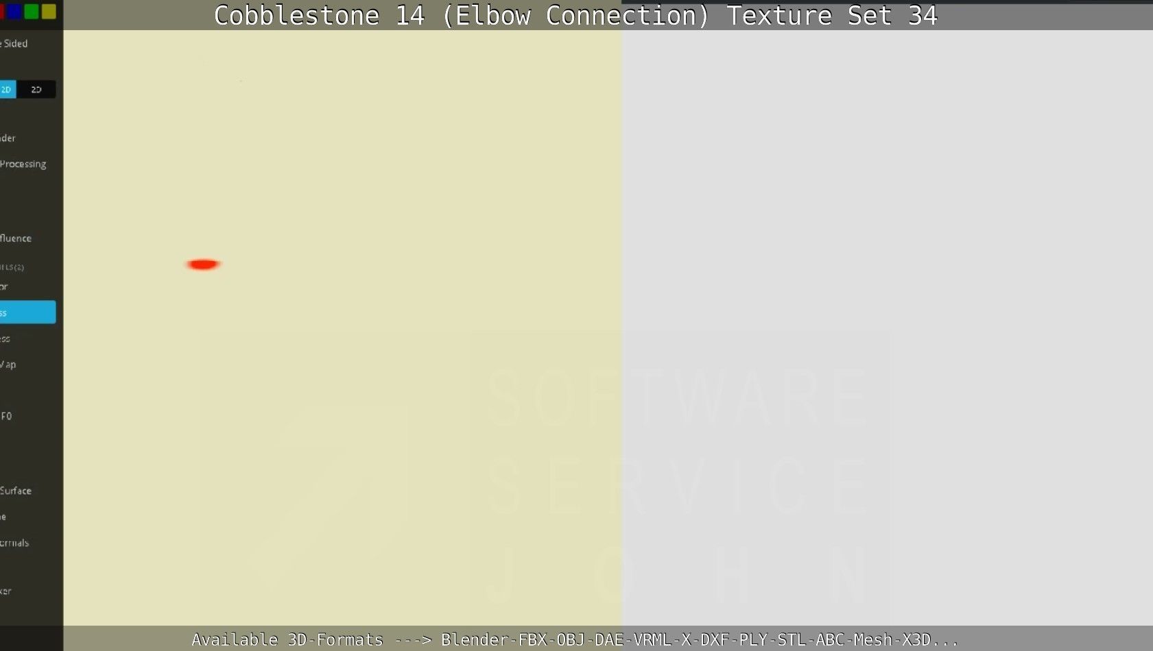 Cobblestone 14 - Elbow Connection - Texture Set 34 Texture_96