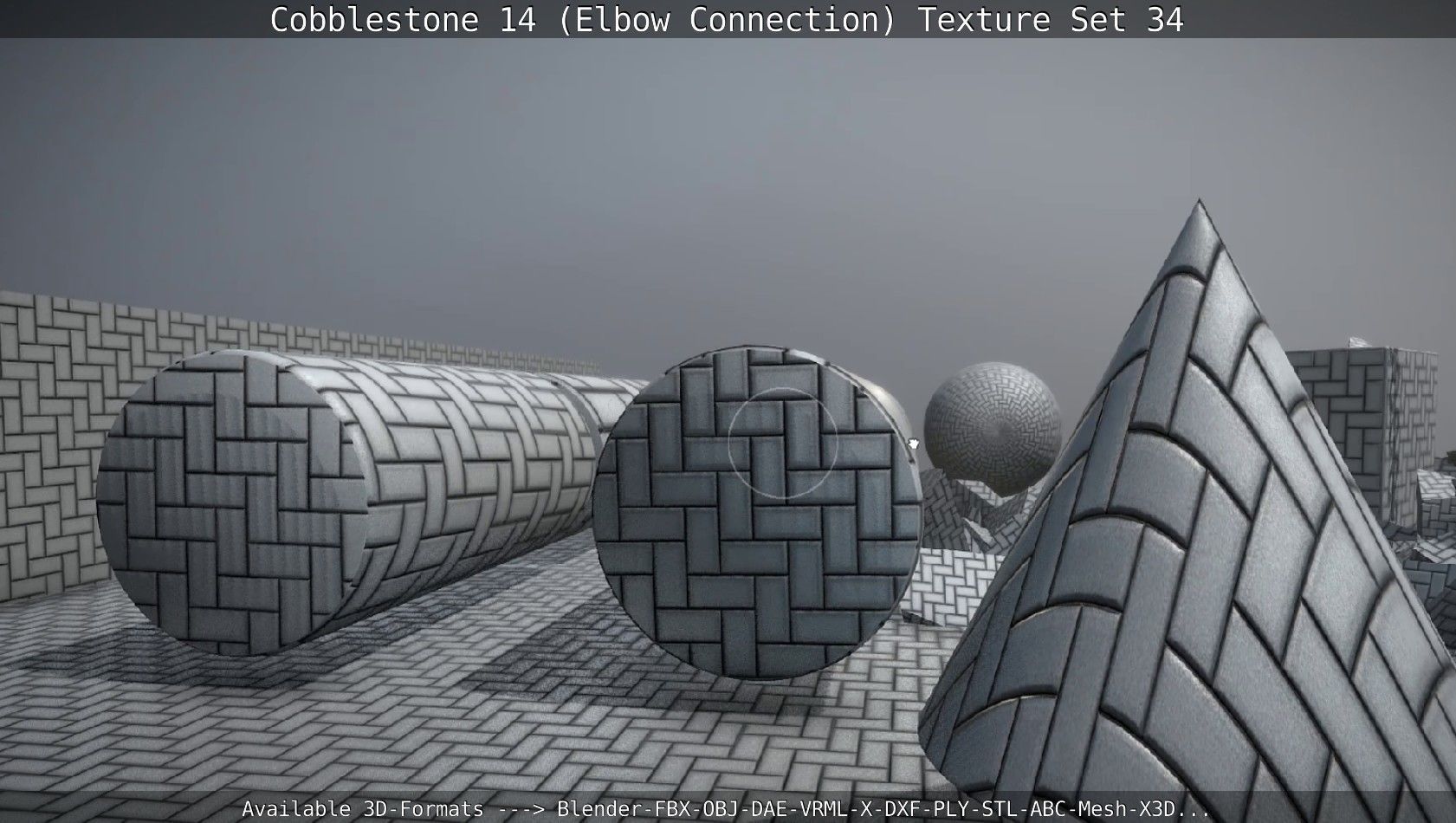Cobblestone 14 - Elbow Connection - Texture Set 34 Texture_2
