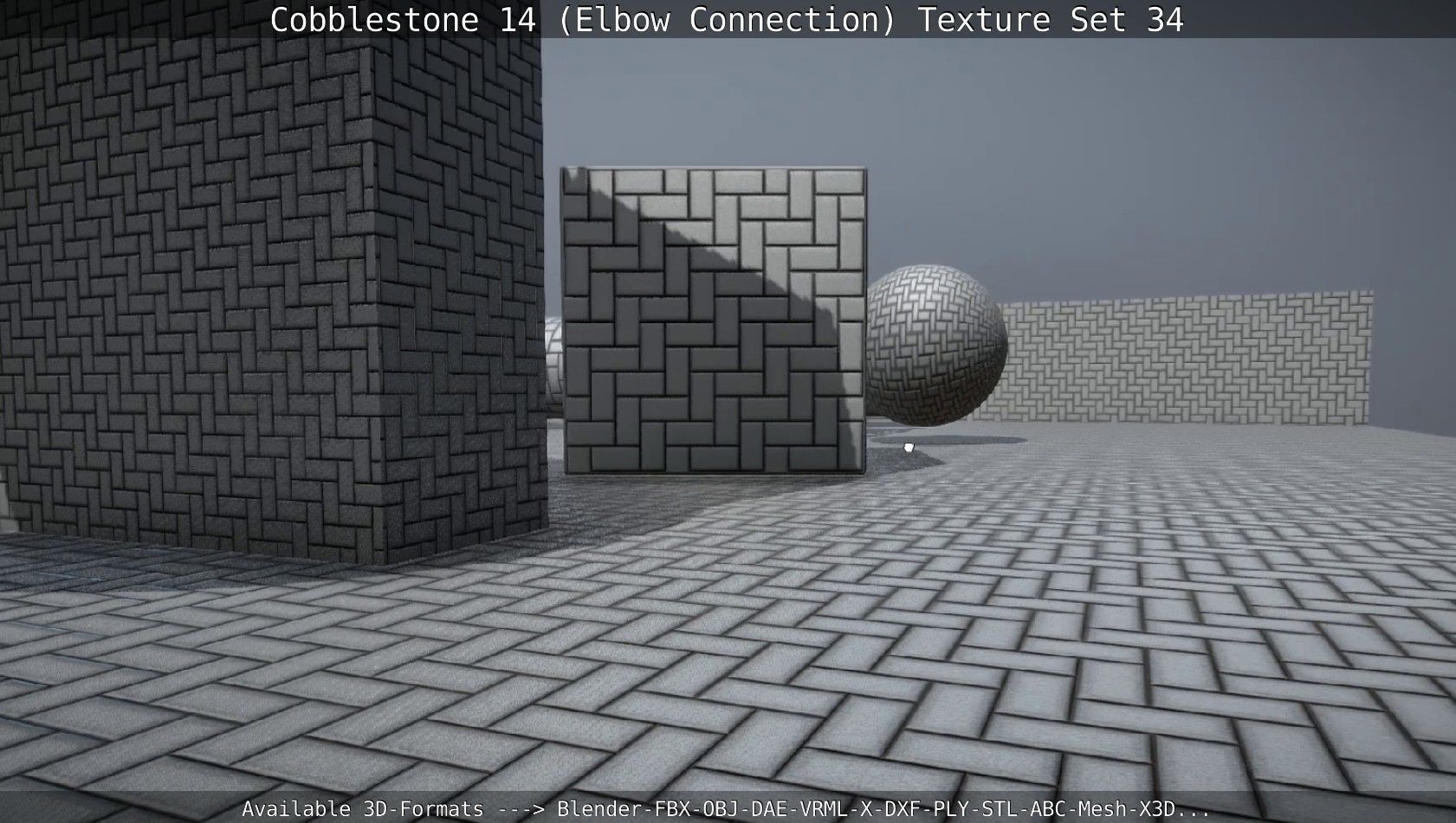 Cobblestone 14 - Elbow Connection - Texture Set 34 Texture_57