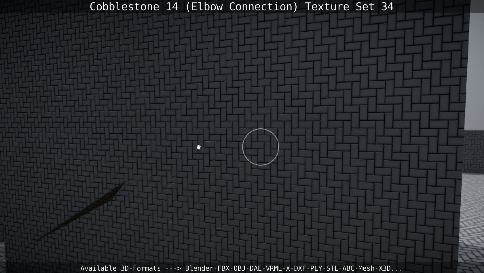 Cobblestone 14 - Elbow Connection - Texture Set 34 Texture_142