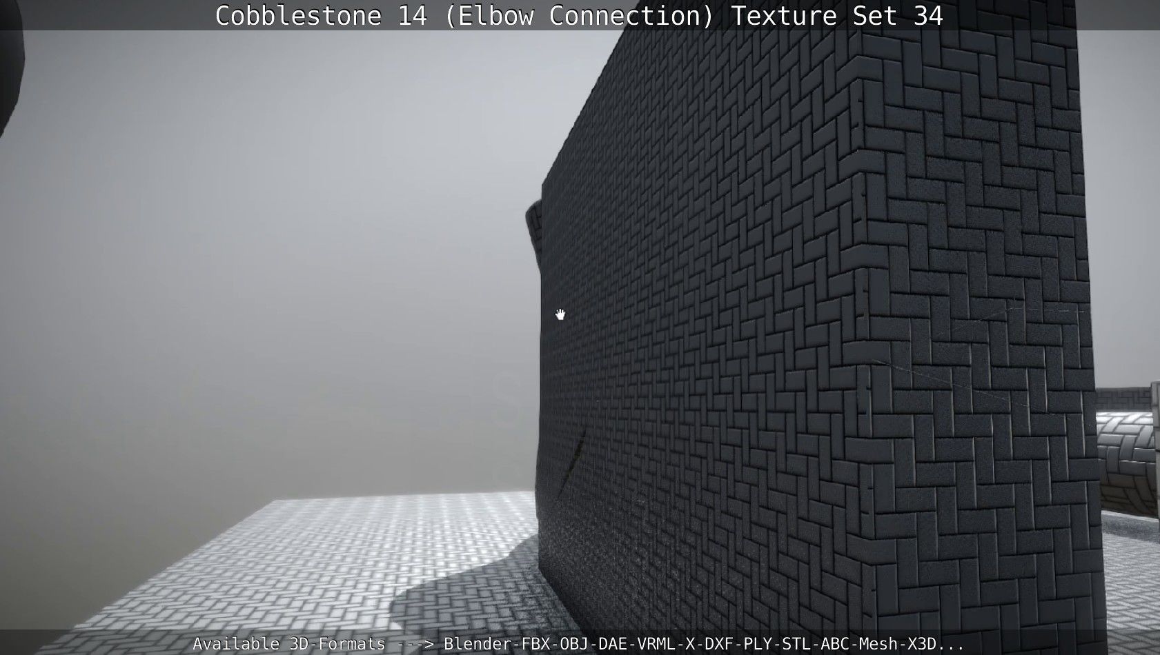 Cobblestone 14 - Elbow Connection - Texture Set 34 Texture_144