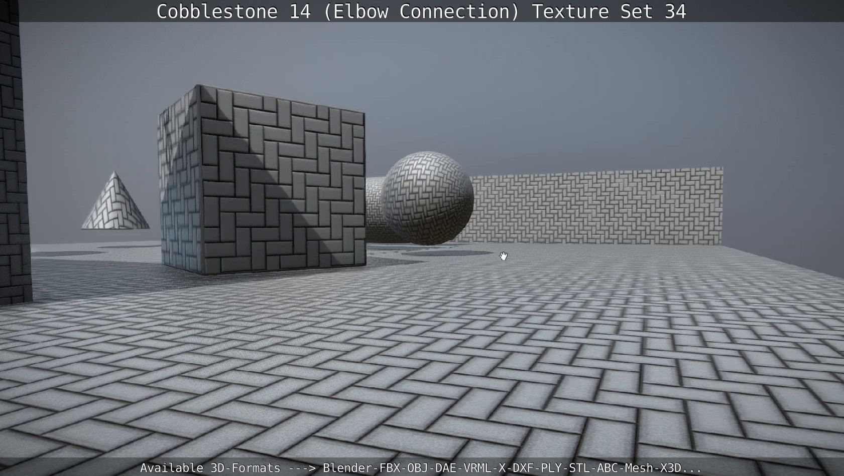 Cobblestone 14 - Elbow Connection - Texture Set 34 Texture_59