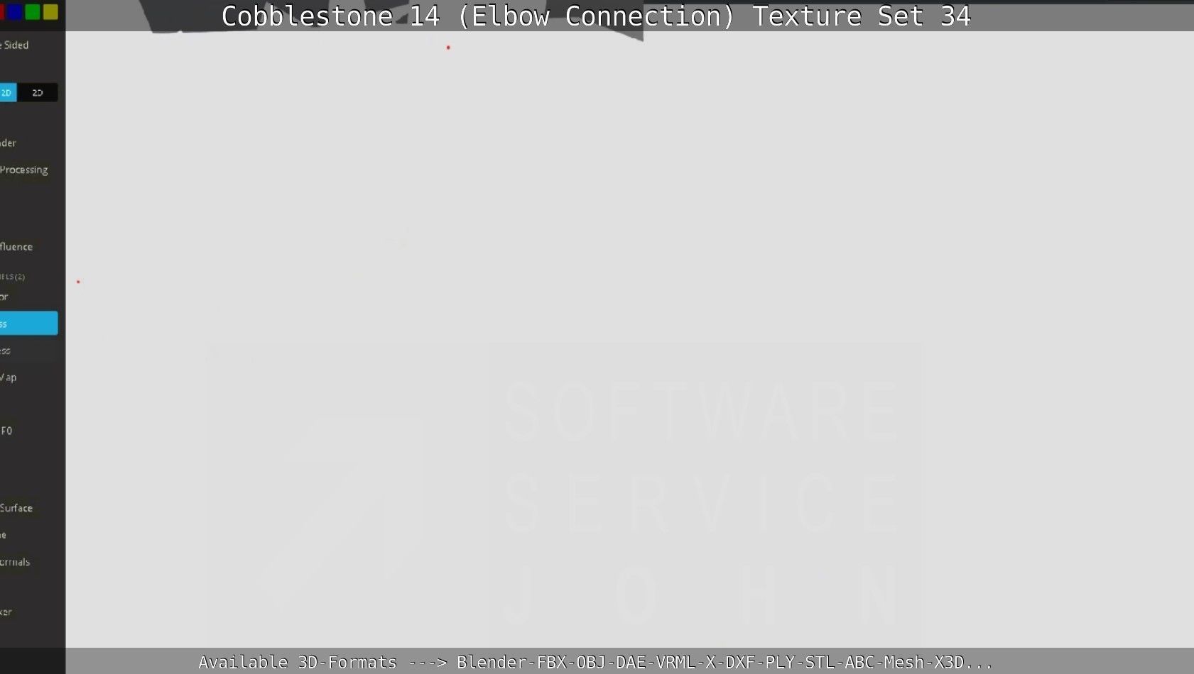 Cobblestone 14 - Elbow Connection - Texture Set 34 Texture_99