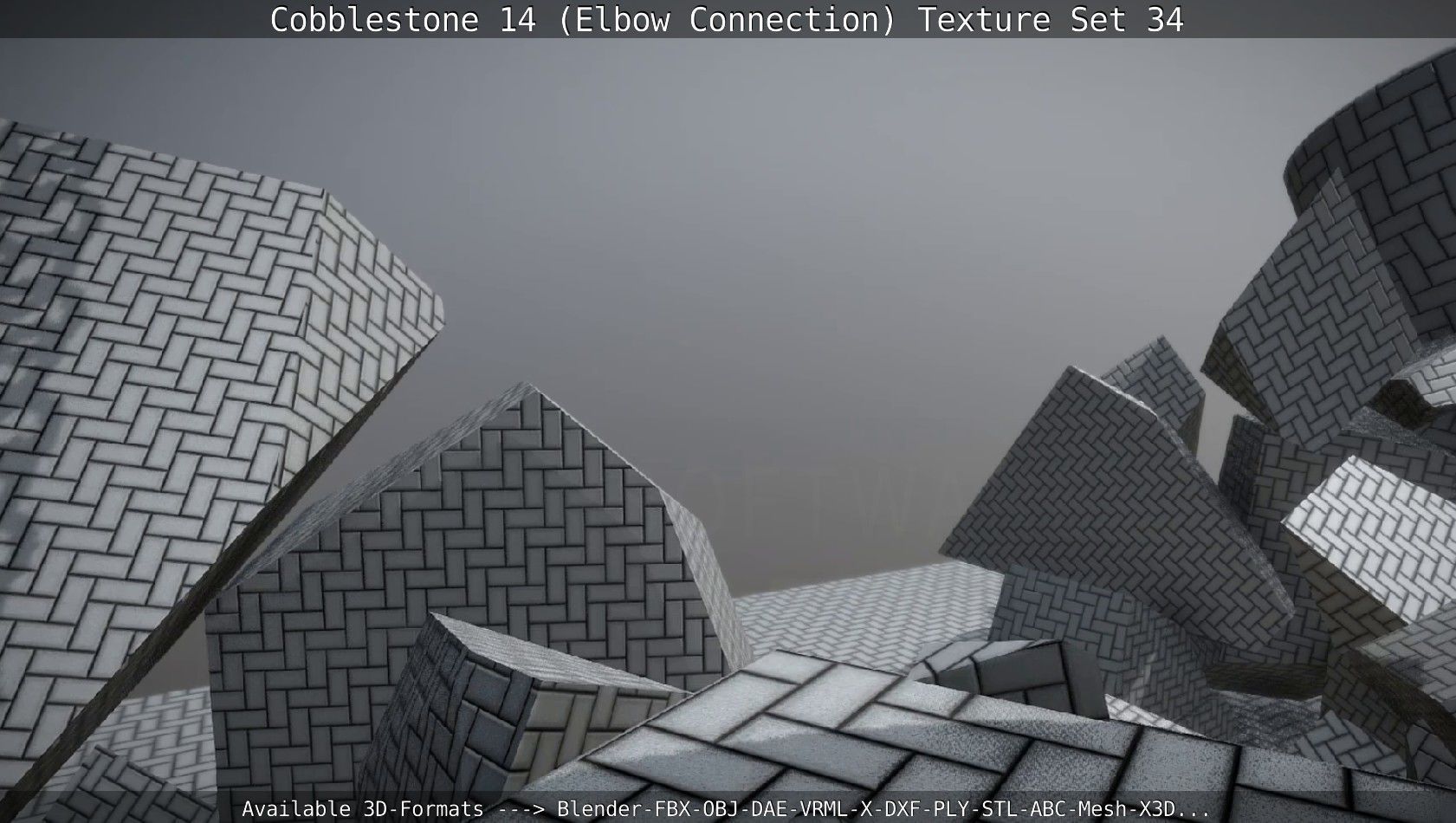 Cobblestone 14 - Elbow Connection - Texture Set 34 Texture_26