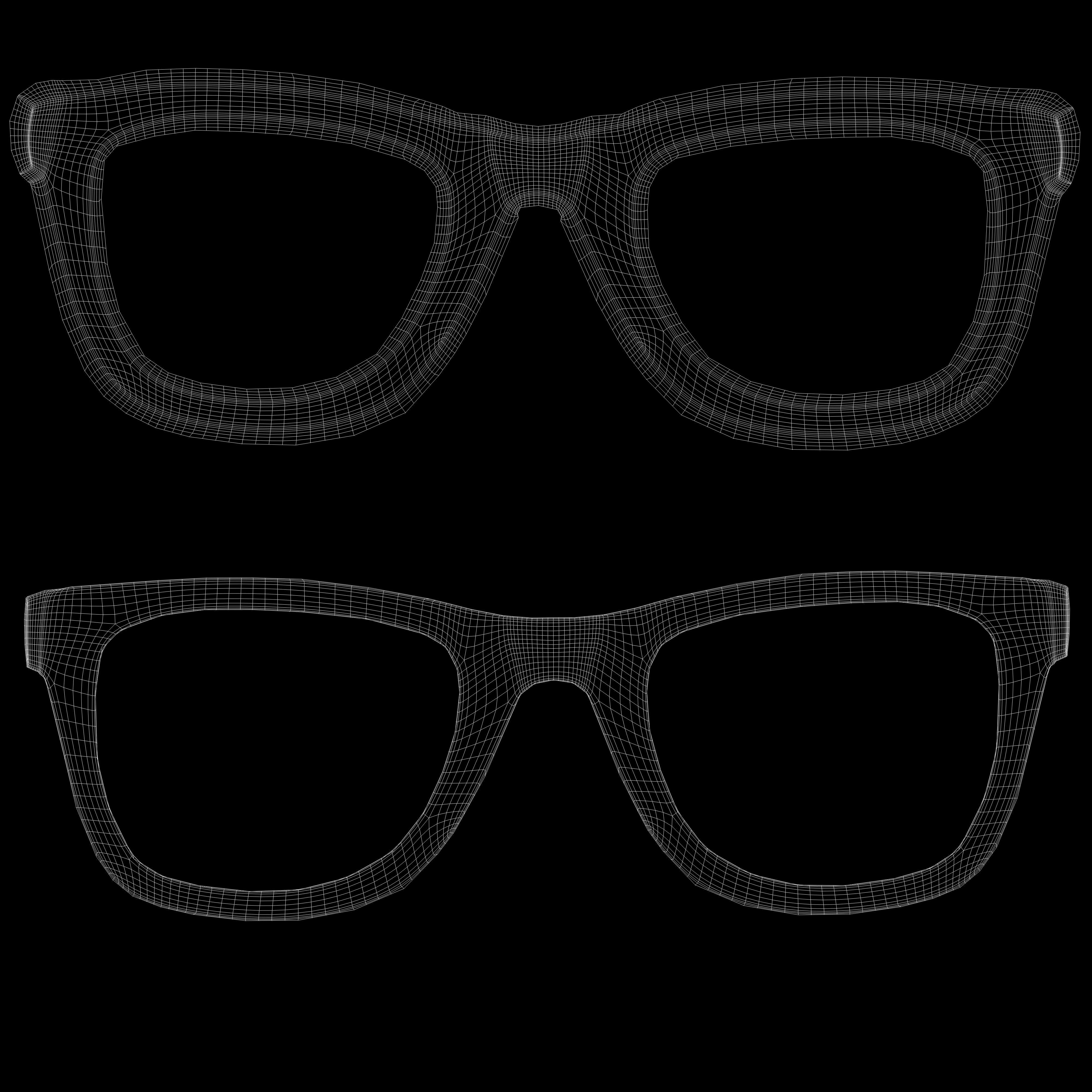 Eyeglasses for Men and Women 3D print model_11