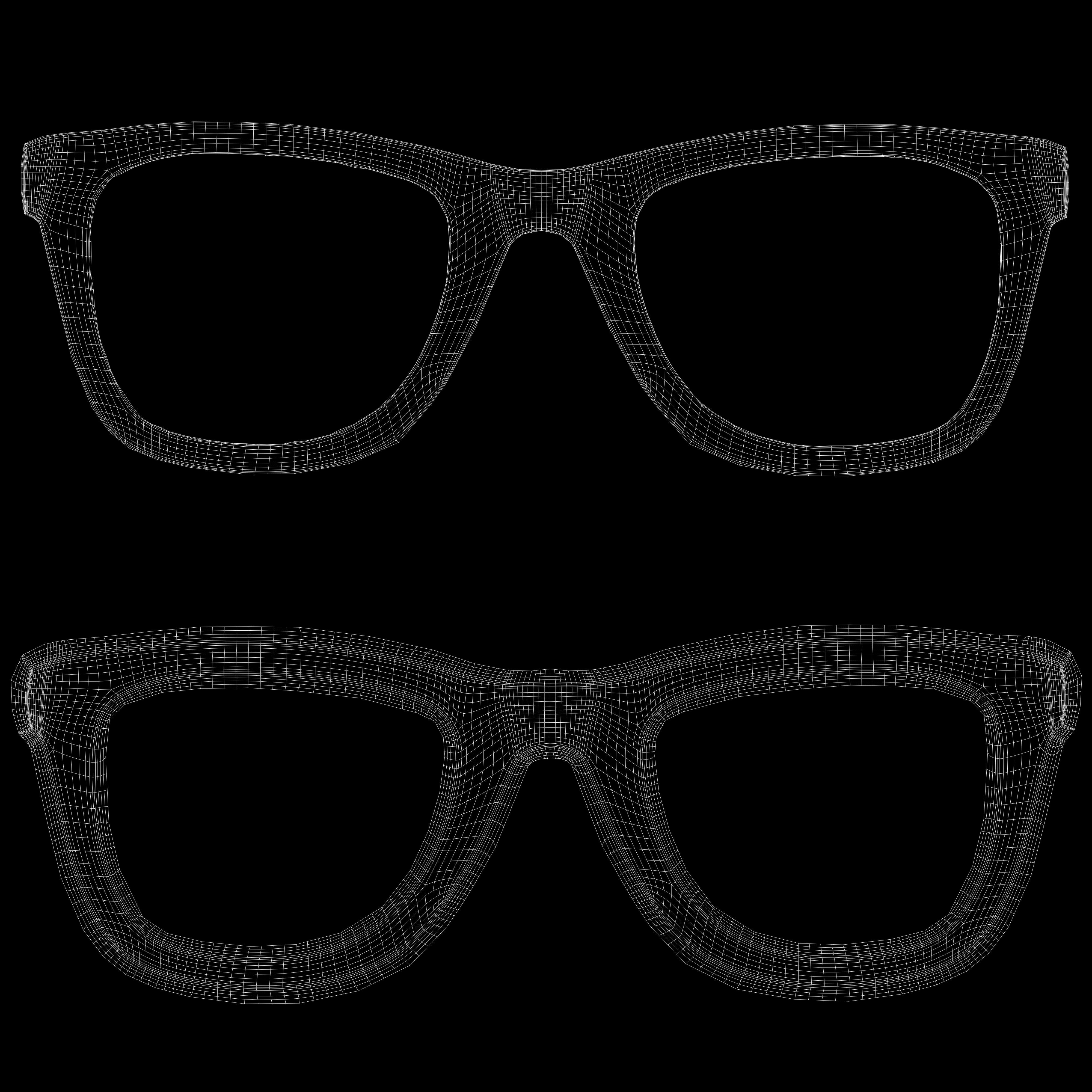 Eyeglasses for Men and Women 3D print model_8