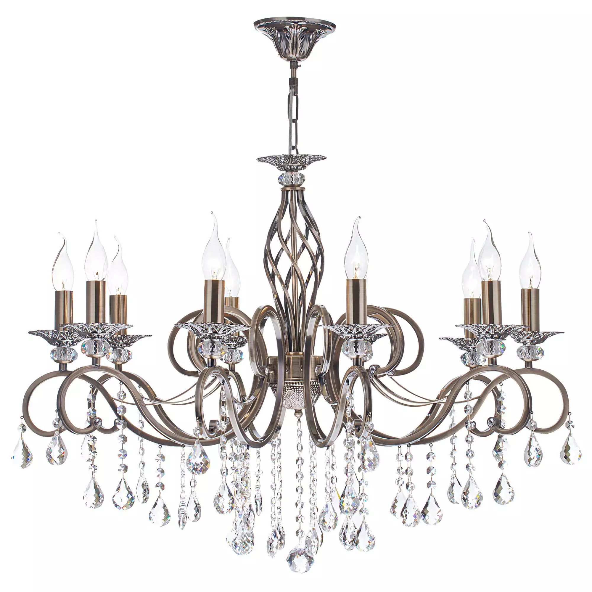 Chandelier Royal Classic Grace RC247-PL-10-R Maytoni Classic Free 3D model_0