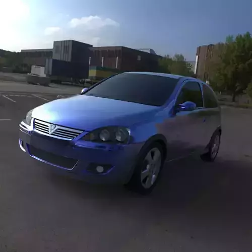 Vauxhall Corsa SRI 2004 3D model