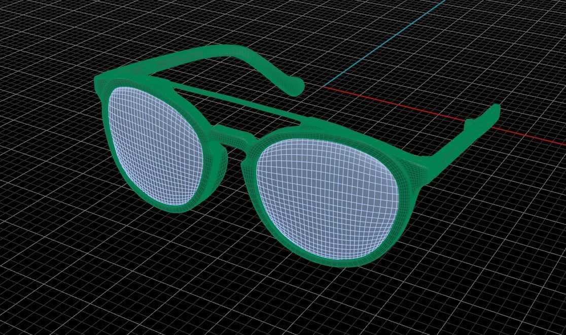 Eyeglasses for Men and Women 3D print model_4