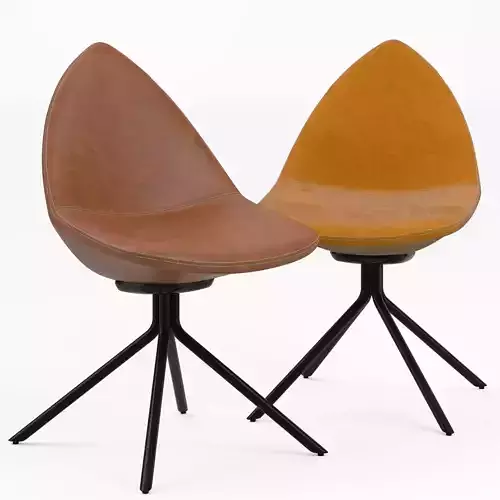 Ottawa Chair Low-poly 3D model