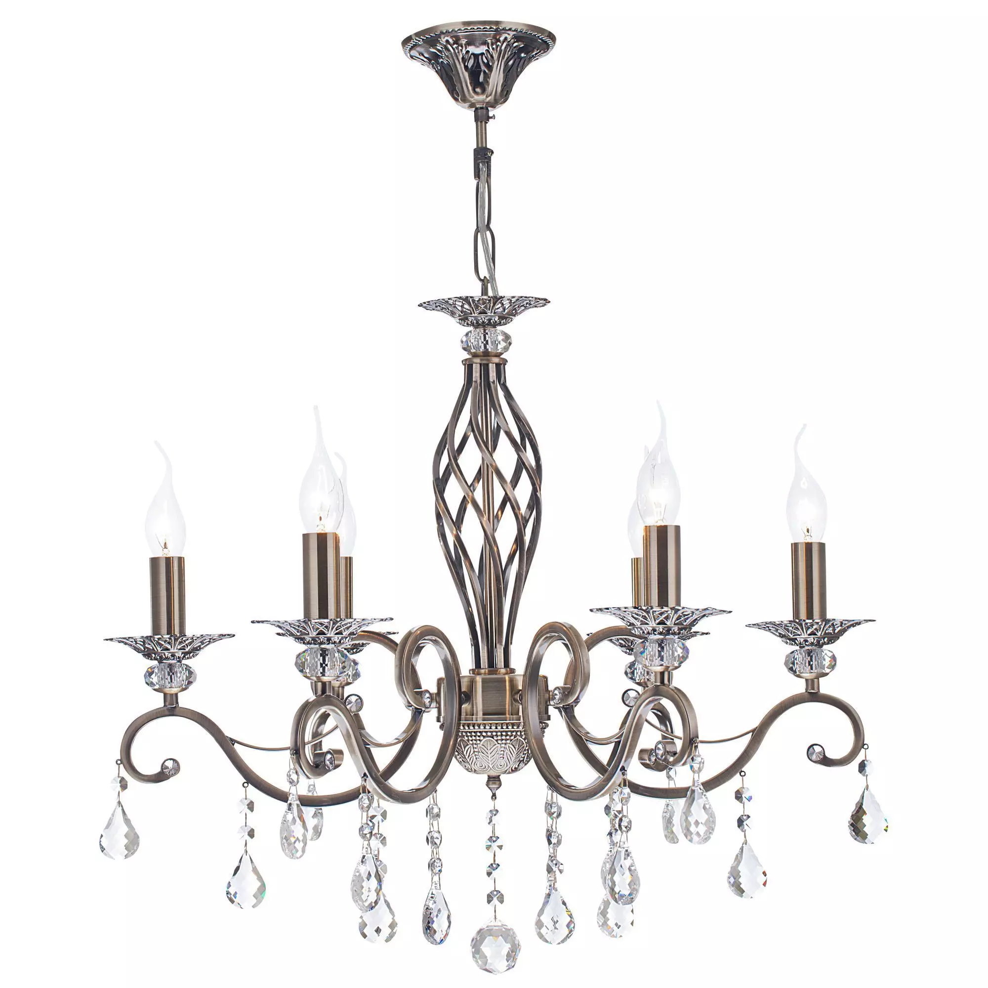 Chandelier Royal Classic Grace RC247-PL-06-R Maytoni Classic Free 3D model_0
