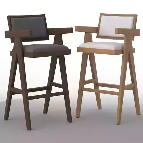 RH Jakob Fabric Stool