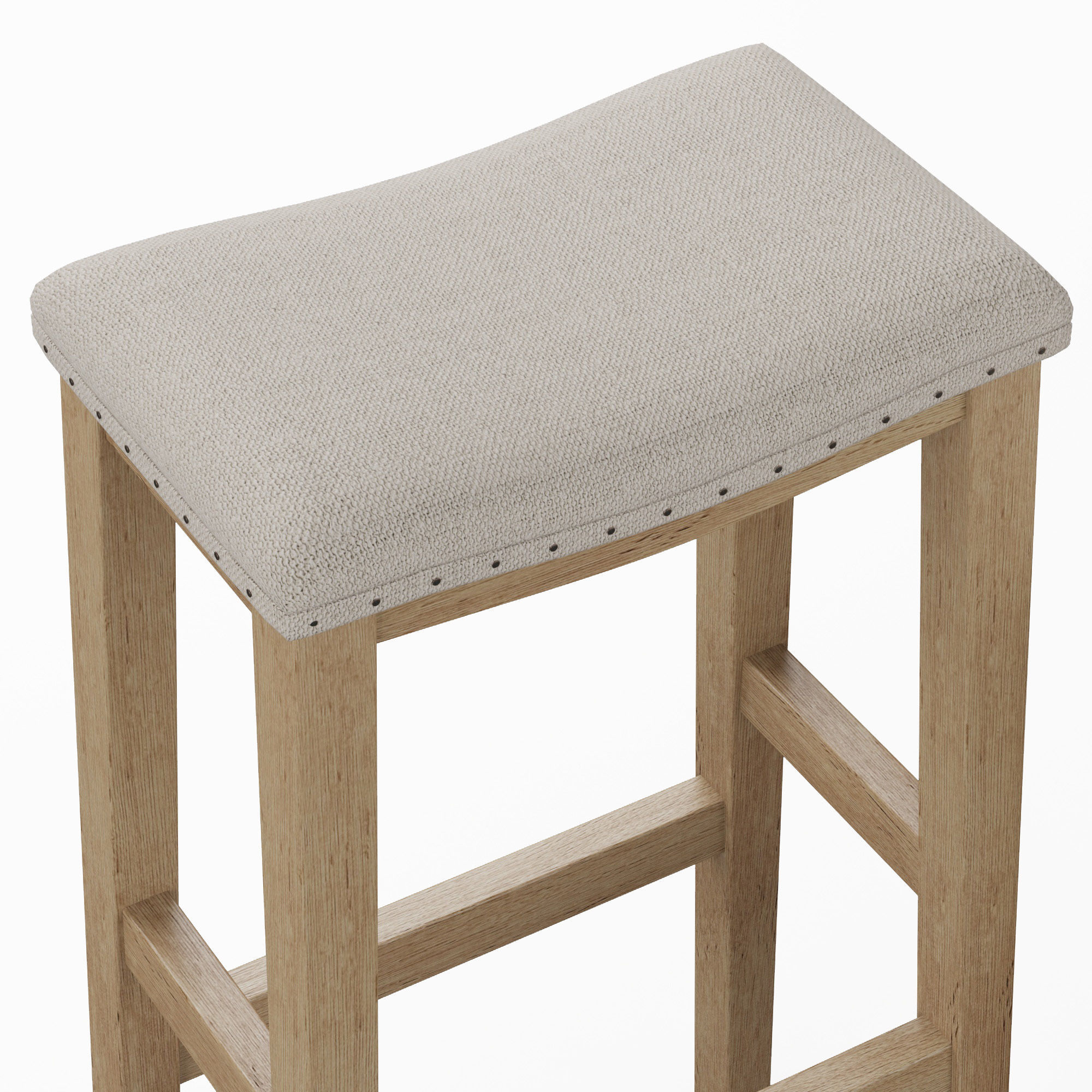 PB Selma Bar and Counterstool Low-poly 3D model_1