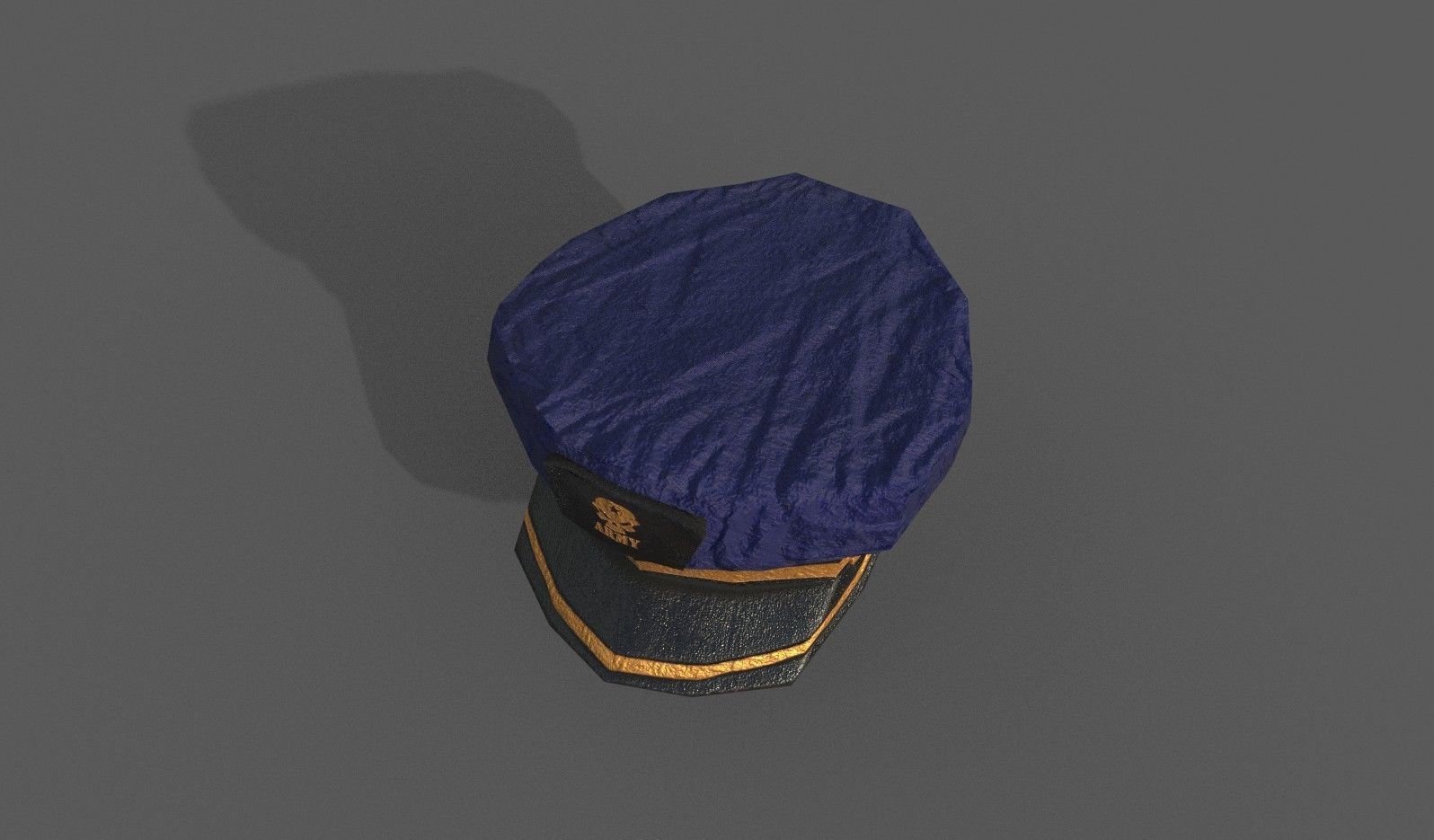 Military-Navy Cap Low-poly 3D model_17