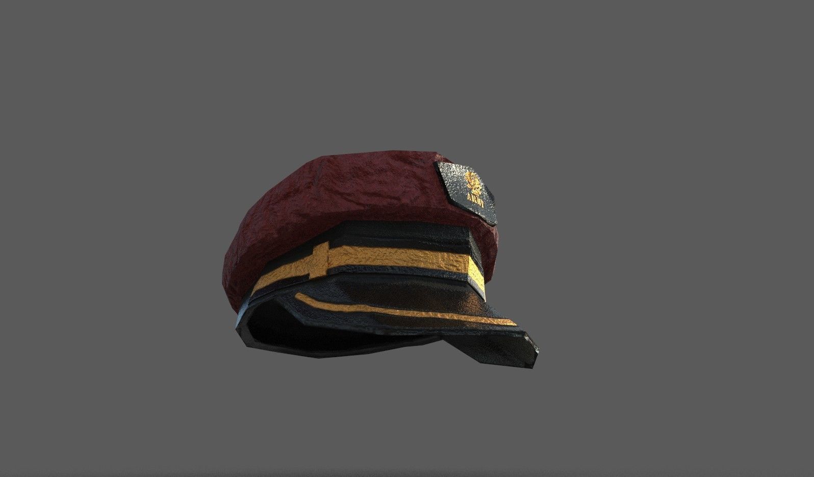 Military-Navy Cap Low-poly 3D model_21