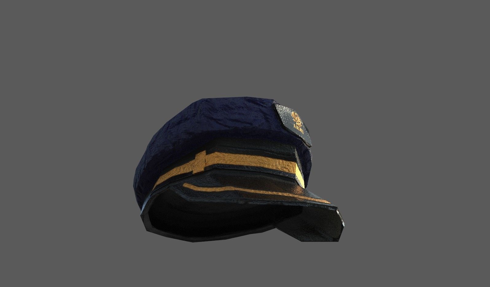 Military-Navy Cap Low-poly 3D model_18