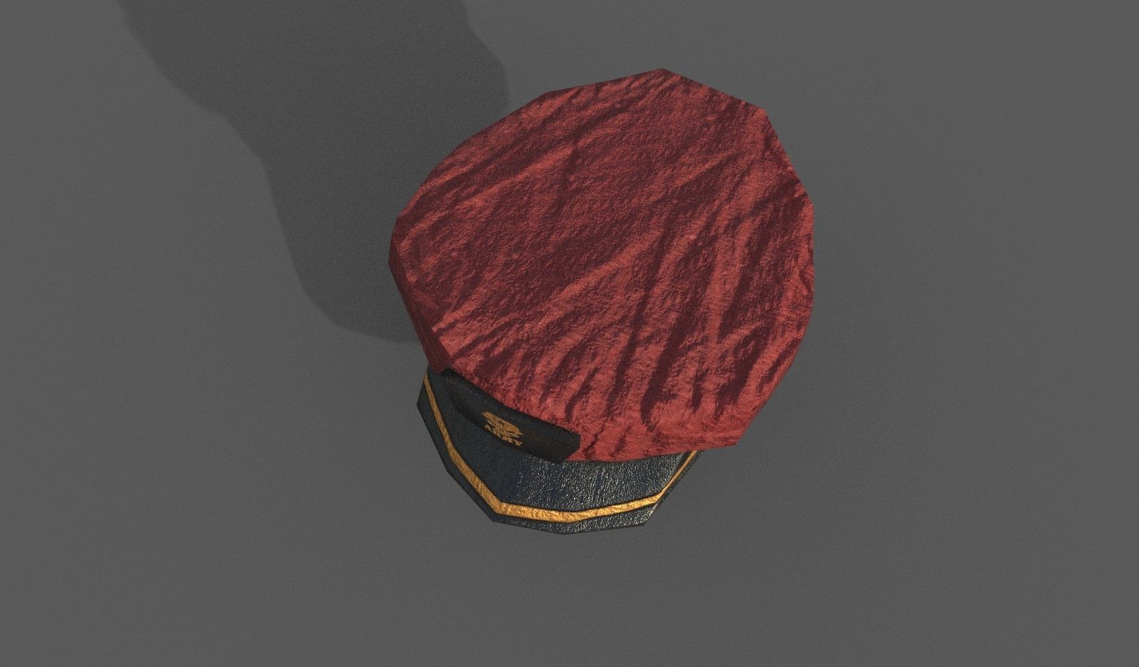 Military-Navy Cap Low-poly 3D model_20