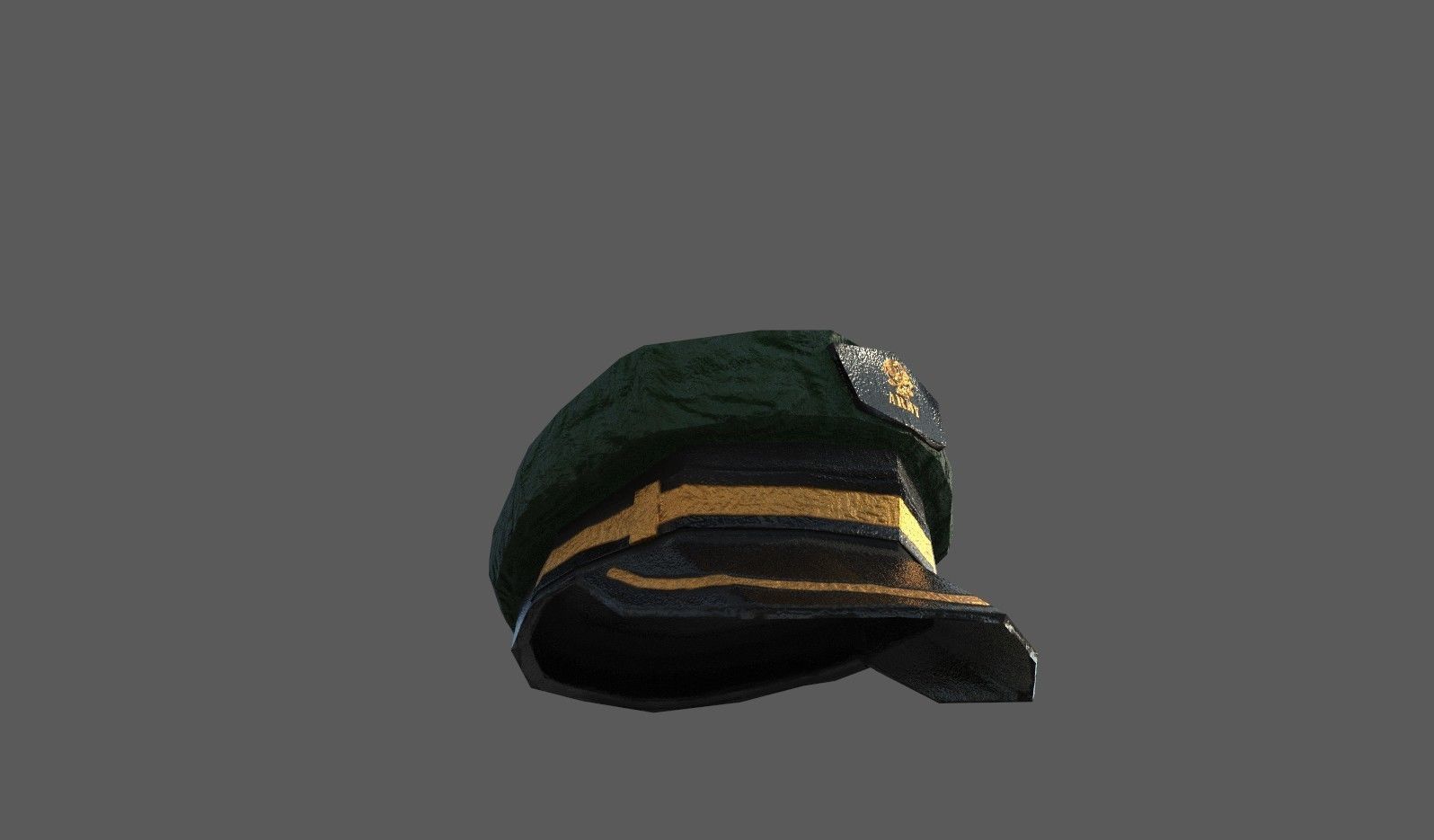 Military-Navy Cap Low-poly 3D model_15