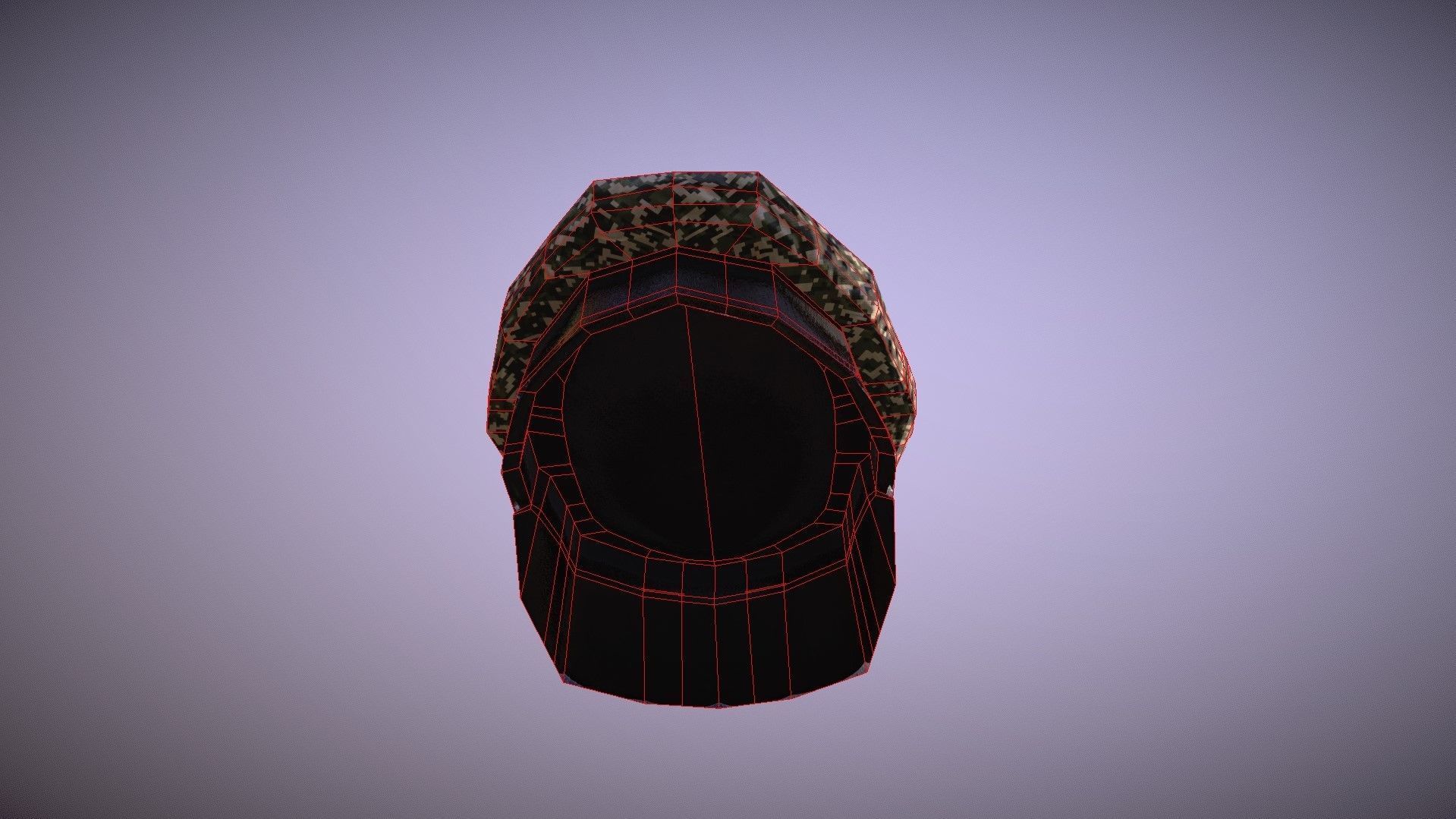 Military-Navy Cap Low-poly 3D model_12