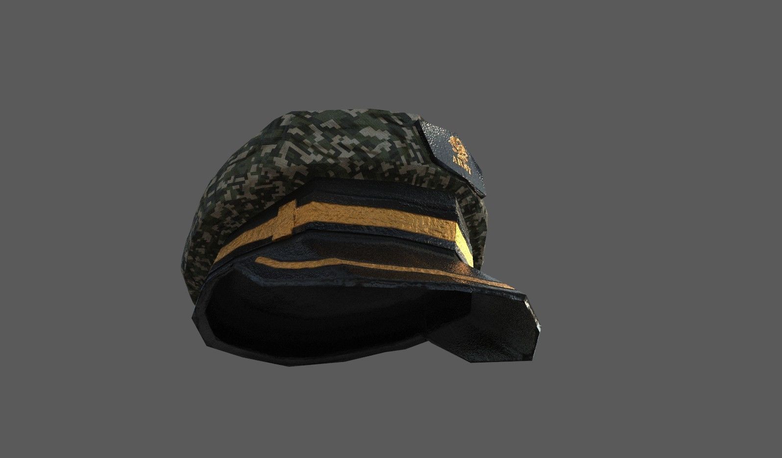 Military-Navy Cap Low-poly 3D model_11
