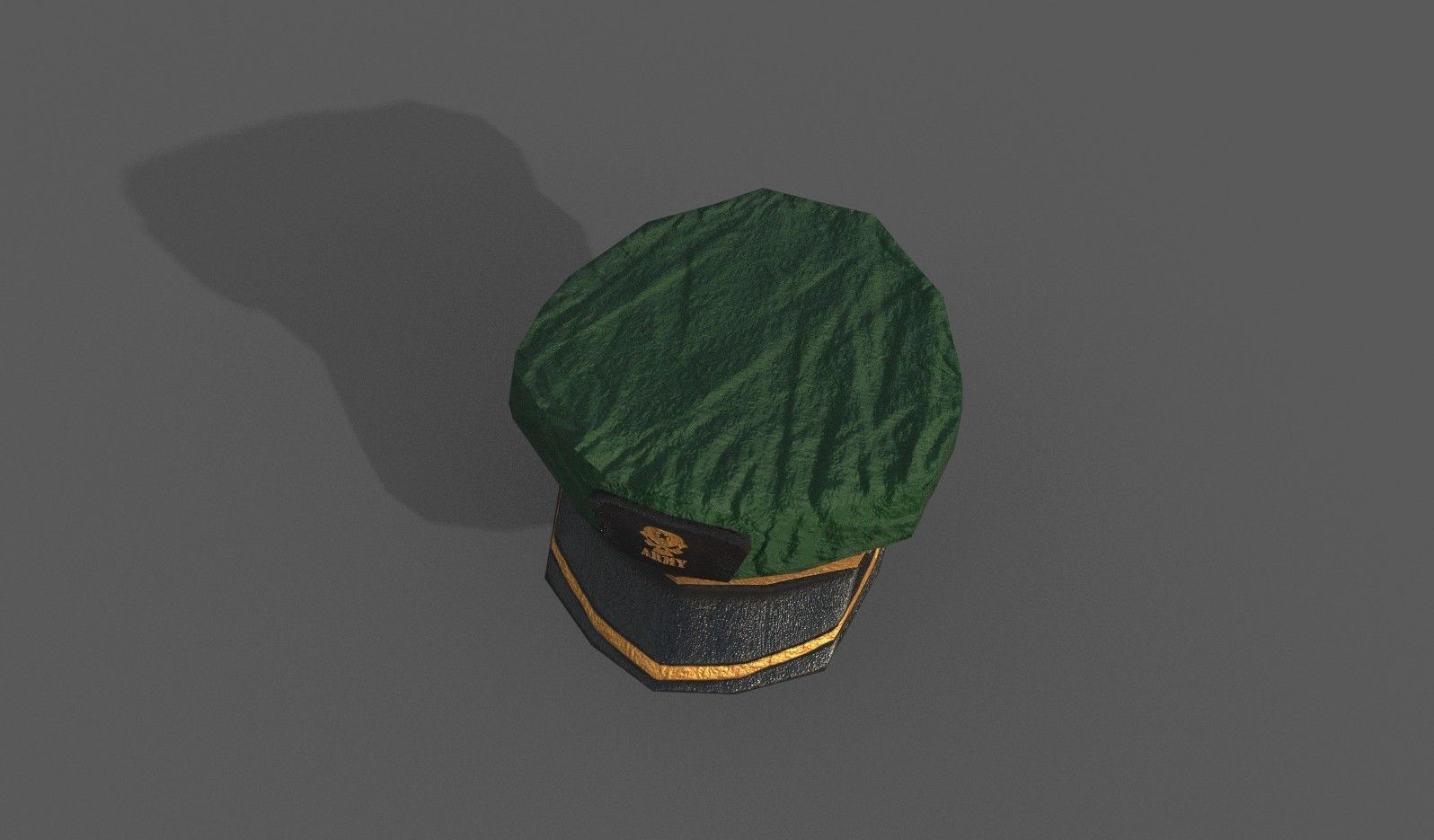 Military-Navy Cap Low-poly 3D model_14
