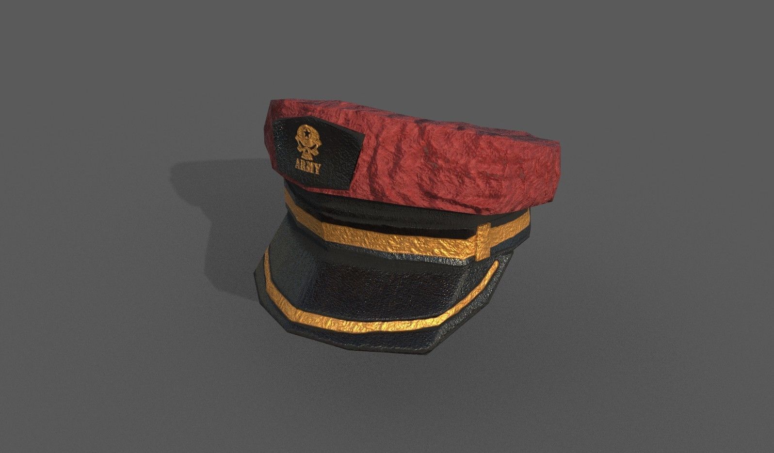 Military-Navy Cap Low-poly 3D model_19