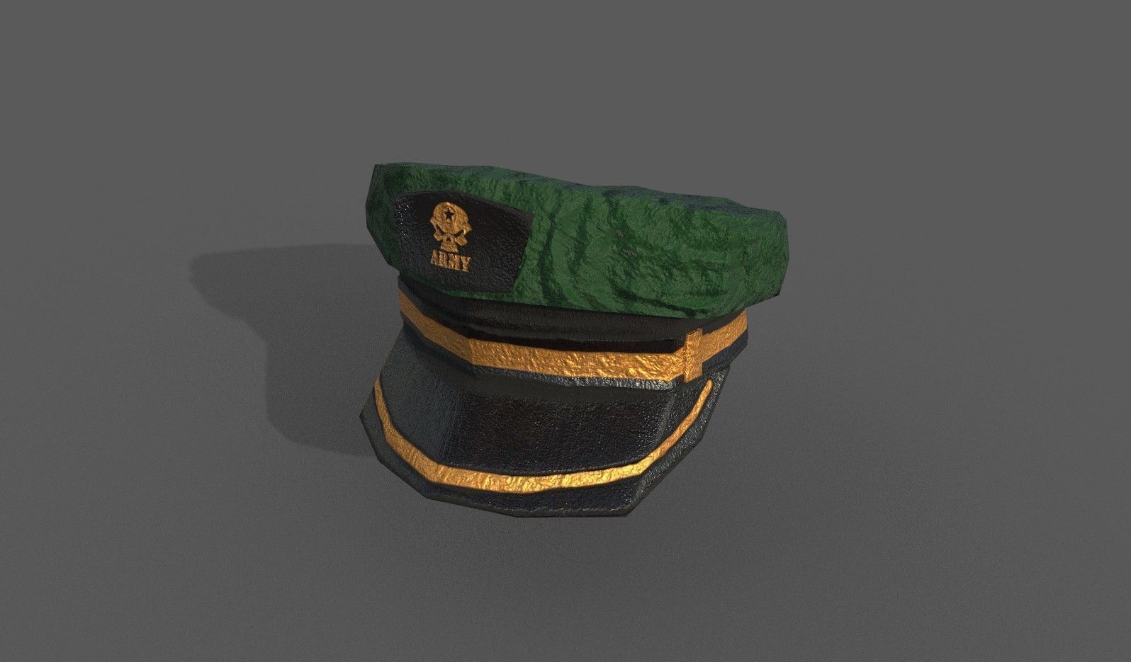 Military-Navy Cap Low-poly 3D model_13